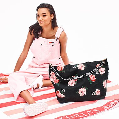 Plážová taška a deka victoria's secret usa, victoria's secret