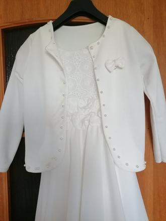 Biele šaty, abercrombie&fitch,140