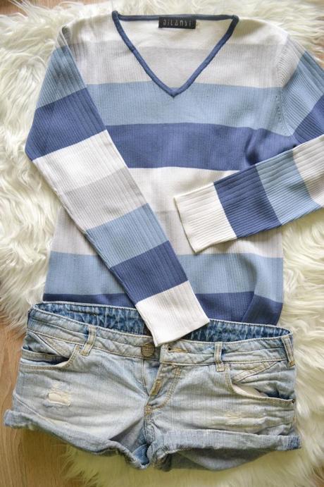 Pružný pulóver ako nový s/m, m