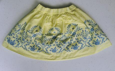 Sukňa s výšivkou 110/116, tchibo,110