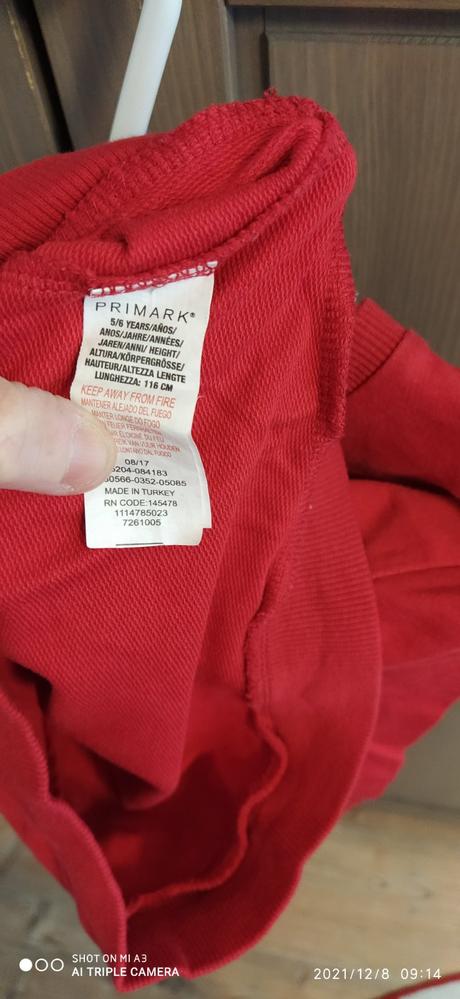 Tenká mikinka alebo tricko, primark,116