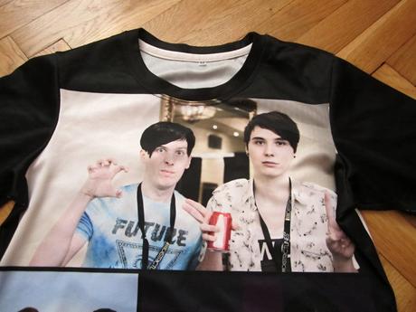 Tričko s dan howell and phil lester youtube, m