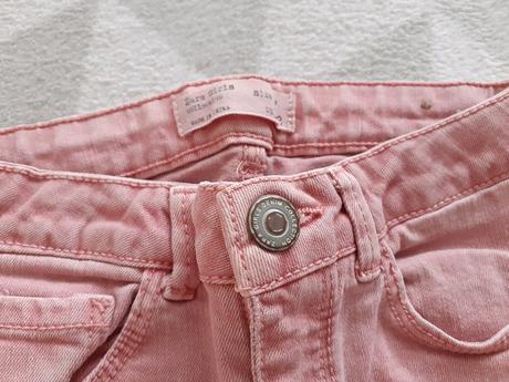 Bledoruzove dievcenske nohavice zara, zara,122