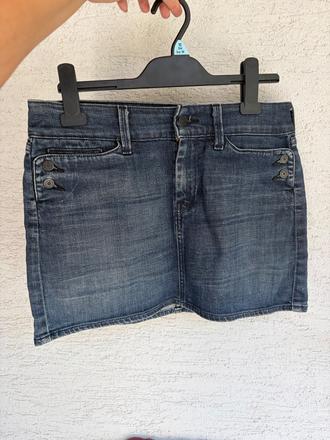 Levis riflova dzinsova  minisukna znackova, levis,m