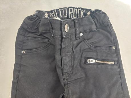 Čierne rockové nohavice zn.hm veľ.98, h&m,98