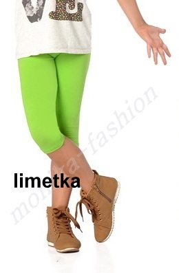Dievčenské 3/4 bavlnené legínky 92-158, 92 - 158