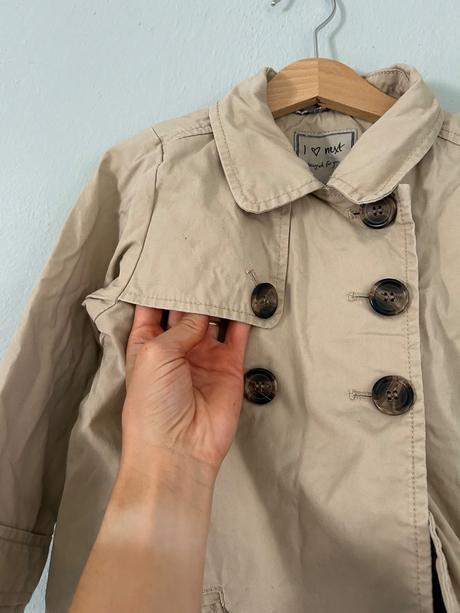 Detský trench coat bavlna, next,104