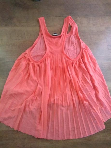 Plisované tielko, bershka,m