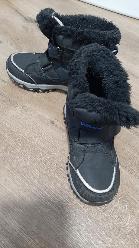 Vodeodolne cizmy vysoke cierne s modrymi detailami, 29