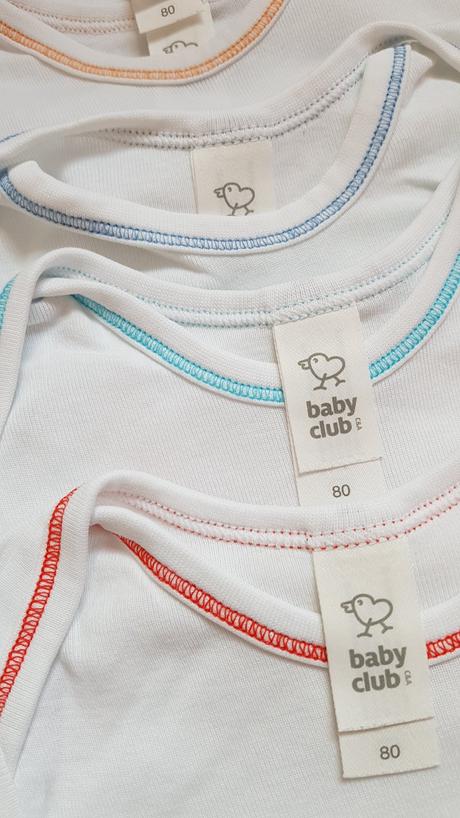 C&a biele body 5 ks s krátkym rukávom 9-12m, c&a,80