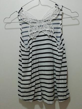 Letné tielko s motýľom, h&m,122