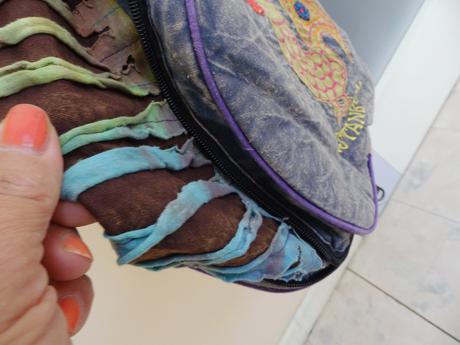 Plátenná hand made torba na plece, 