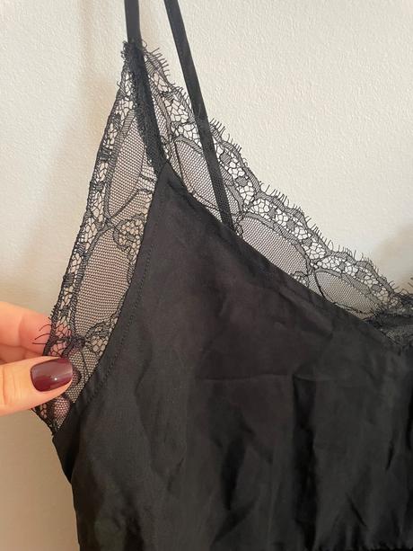 Cierne midi saty s krajkou vero moda, vero moda,l