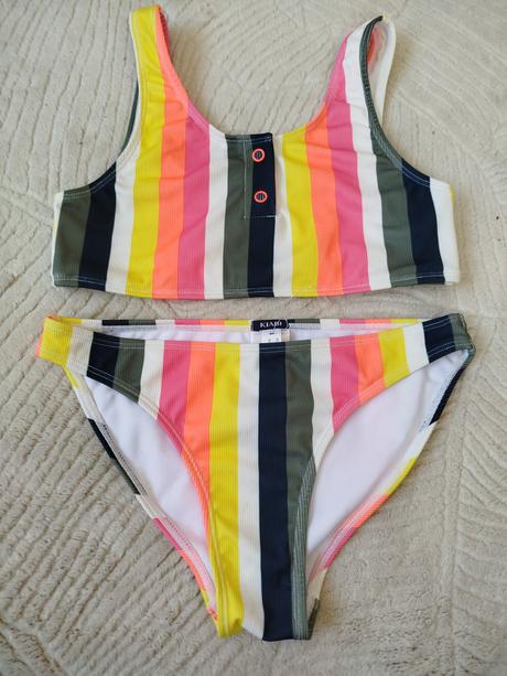 Vrubkovane športové bikiny kiabi, xs