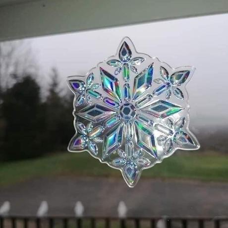 Krištáľové nalepovacie vločky,