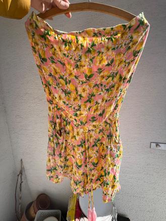 Krasny kvetovany citrony overal styl taliansko boh, 36