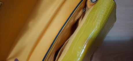 Kabelka s krokodílim vzorom, 