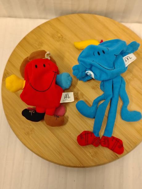 Retro plyšáky mr. men & little miss, mcdonald's, 