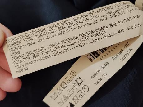 Massimo dutti - vlnená puzdrová sukňa, 34