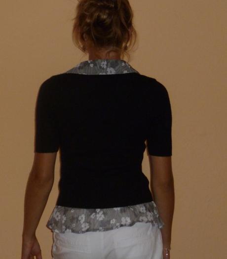 Kvetinová blúzka+ bolerko oblečené raz, next,38