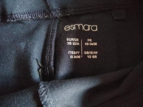 3/4 legíny, esmara,xs