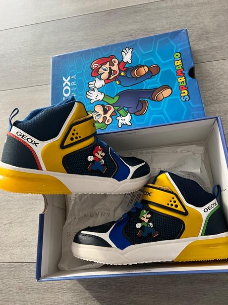 Blikacie tenisky geox super mario vel 38, geox,38