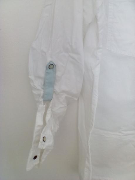 Biela košeľová blúzka s výšivkou, reserved,m