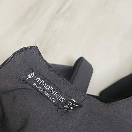 Stradivarius black pinafore dress, stradivarius,s
