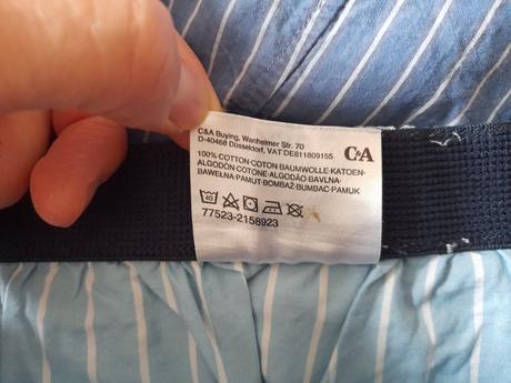 5x pánske trenírky, c&a,xxl