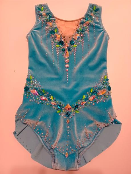 Súťažný dres na modernú gymnastiku, 134