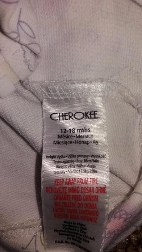 Kvietkovaná mikina, cherokee,86