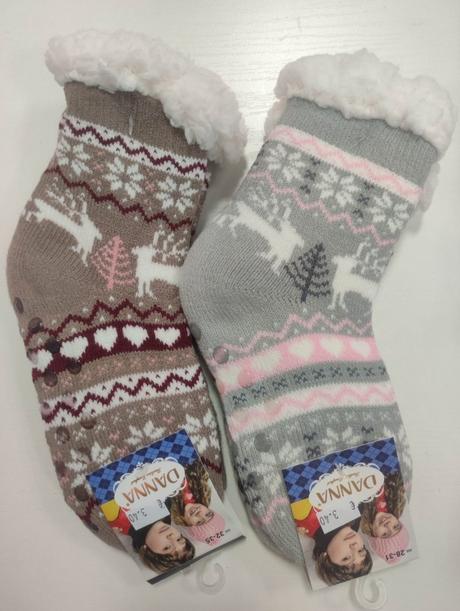 Protišmykové veľmi hrubé ponožky, 28 - 35