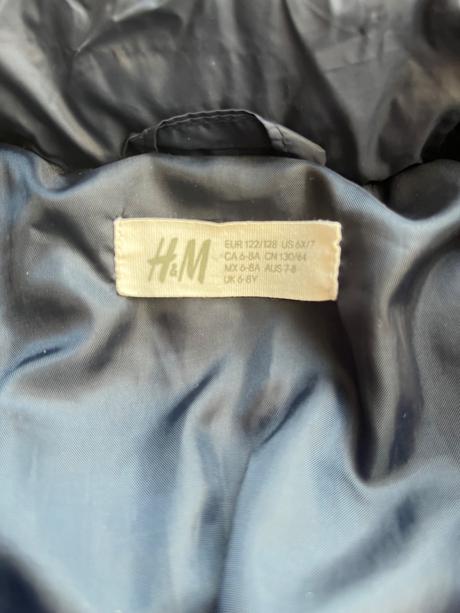 Vatovana bunda, h&m,122