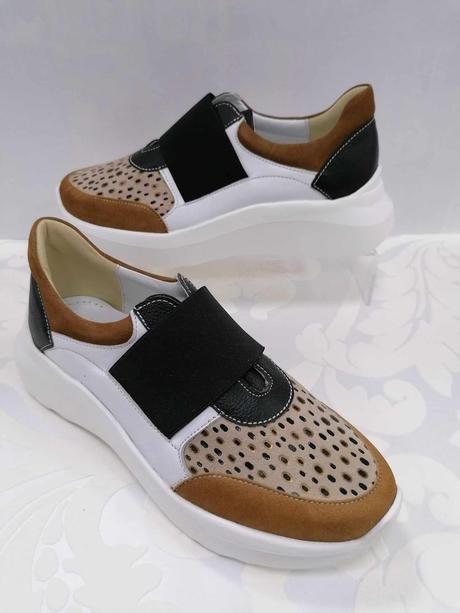 Dámska kožené botasky zn. tanex 21500043 ca+z, 37