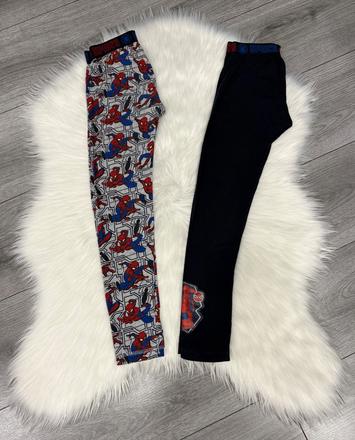 2x spiderman spodné legíny veľ. 122/128, c&a,128