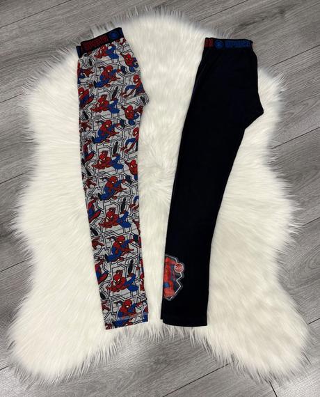 2x spiderman spodné legíny veľ. 122/128, c&a,128