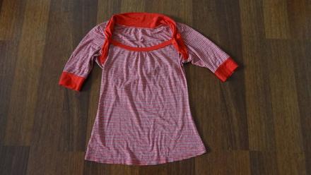 Pásikavé tričko, top s, s