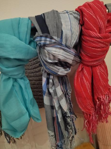 Šatky rôzne farby/vzory, 