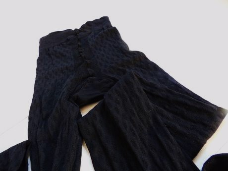 Vzorované krycie pančuchy, l