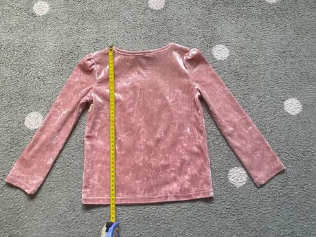 Zamatové tričko, h&m,98