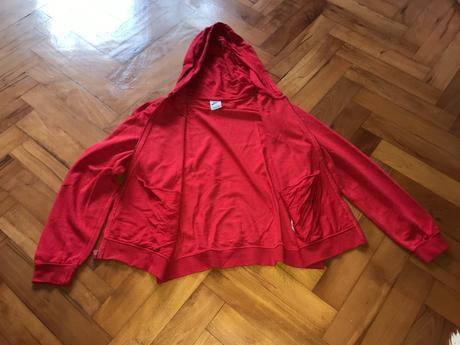 Nike mikina s kapucňou - červená, nike,s