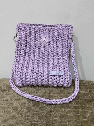 Predám háčkovanú tašku - kabelku, 