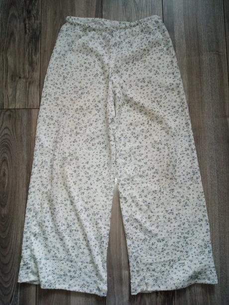 Nohavice kvietkovane, h&m,140