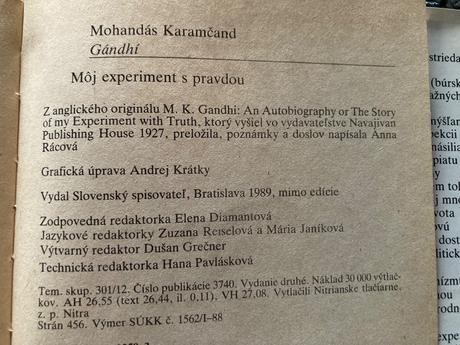 Gándhí môj experiment s pravdou (1989), 