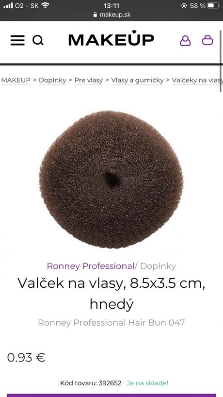Bun maker - valček do vlasov, 