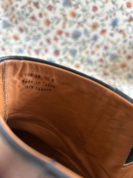 Topánky celokožené na platforme, 38