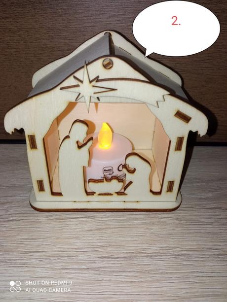 Dreveny svietiaci betlehem, 
