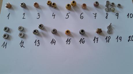 Koráliky z chirurgickej ocele, 