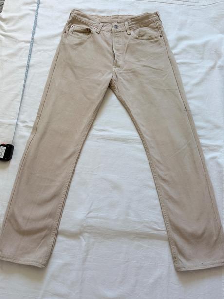 Levi's 501 vintage béžové bavlna,, levis,l
