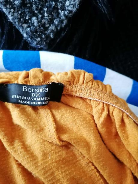 3/4ťový top, bershka,m